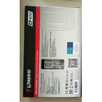 金士頓A400 240G固態硬盤